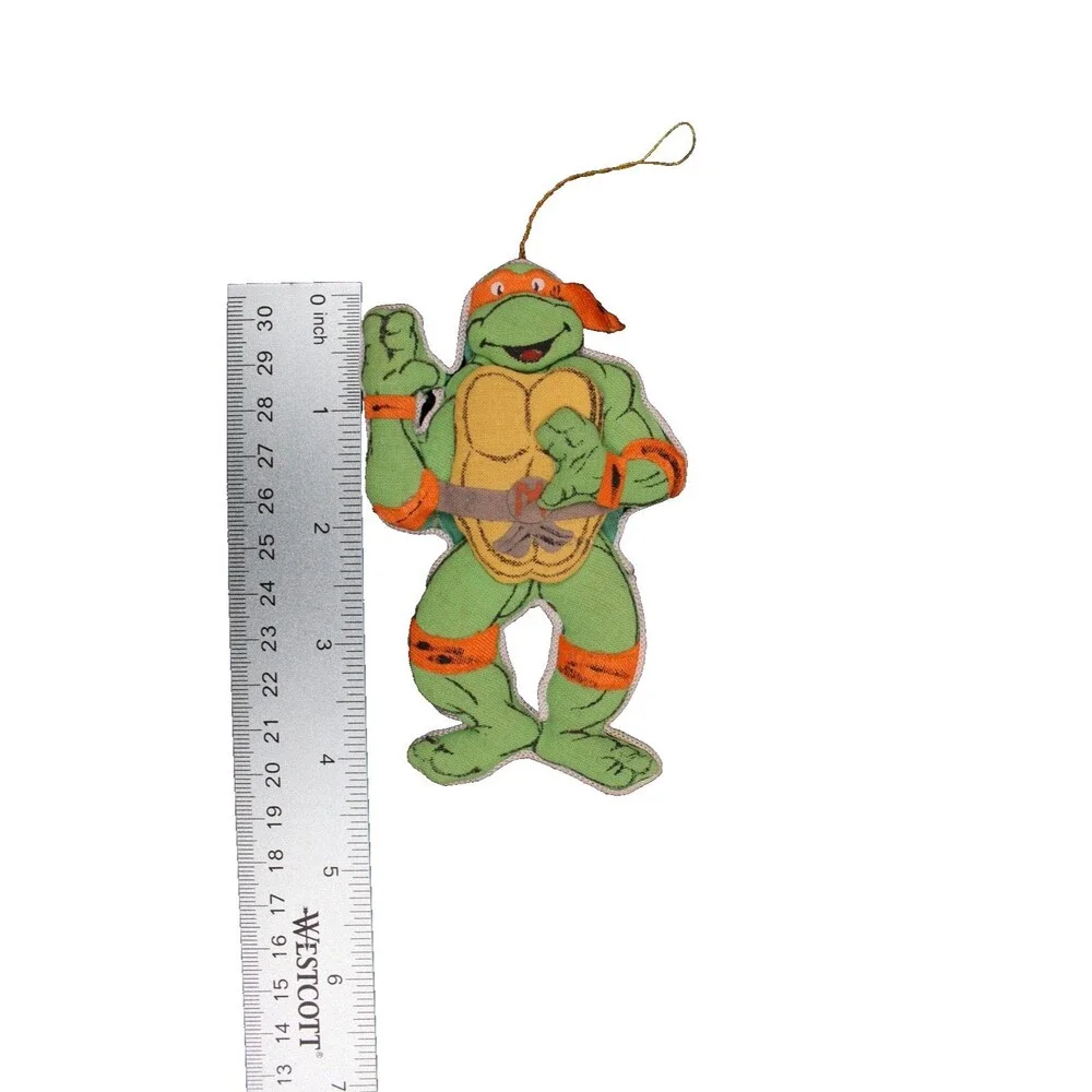 Vintage Teenage Mutant Ninja Turtles Ornaments Christmas Tree (1990)  Set of  2